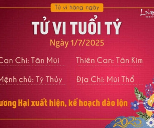 Tử vi 12 con giáp hôm nay - thứ 3 ngày 1/7/2025: Thìn sáng tạo, Thân thiếu động lực