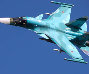 Cường kích Su-34 của Nga rơi khi bay huấn luyện