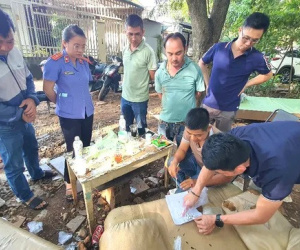 Cất giấu ma tuý khắp nghĩa trang