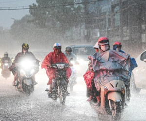 Đêm nay và ngày mai, nhiều nơi mưa to