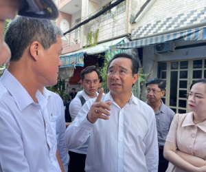 Khắc phục hậu quả vụ cháy cư xá