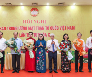 Mặt trận Tổ quốc Việt Nam có 6 phó chủ tịch mới là 5 ủy viên Trung ương, 1 thượng tướng
