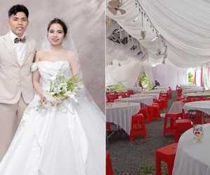 Sát giờ nhập tiệc, cỗ cưới vẫn chưa đến, cô dâu Quảng Trị lo sốt vó và cái kết