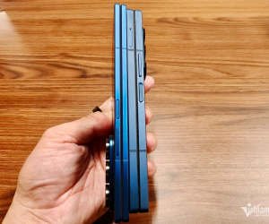 Ảnh thực tế kích thước và độ mỏng của Galaxy Z Fold7 so với Z Fold6