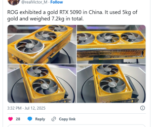 Asus vừa ra mắt GPU đắt nhất Thế giới: "Bọc" bởi gần 5 kg vàng, giá nửa triệu Đô